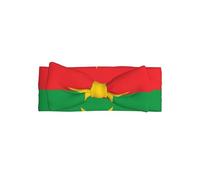 Les bandeaux avec nœud imprimé drapeau du Burkina Faso sont parfaits pour un usage quotidien, des séances photo et des fêtes