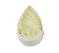 Les bandes de papier quilling de 5 mm, ensemble de papier quilling uni couleur, papier origami pour bricolage, artisanat à la main, bandes de papier filigrane d'une seule couleur (Beige)