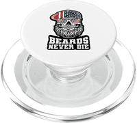 Les Barbes ne meurent jamais pour Les barbus Qui Aiment l'humour PopSockets PopGrip pour MagSafe
