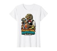 Les barmans préhistoriques Font Le Meilleur Dinosaure Barman T-Shirt Graphique avec Valeur