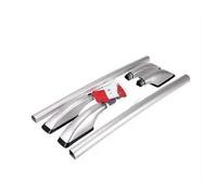 Les Barres De Toit Autocollants Style Voiture Boîtes Toit, Barres Latérales, Porte-bagages, Ensemble Pour KIA Pour K2 Pour RIO 2011 2012 2013 1.3 Mètres(Argent)