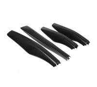 Les Barres De Toit pour Lexus RX350 RX400h RX330 2004 2005 2006 2007 2008 2009 Noir ABS Barres De Toit Rail Fin Protection Coque Remplacer 4PCS