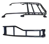 Les Barres de Toit Pour TOYOTA FJ Pour CRUISER 2007-2020 Rail de toit supérieur Barre transversale bagages Boîtes Porte arrière Hayon Échelle Marchepied Rails de Toit(Boxes and Ladder)