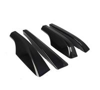 Les Barres De Toit pour Toyota pour Land pour Cruiser LC200 FJ200 2008-2020 2021 Noir/Argent ABS Barres De Toit Rail Protection D'extrémité Coque 4PCS