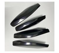 Les Barres De Toit Support Toit Voiture Pour Toyota Pour Prado Pour FJ120 2003-2009 Coque Protection D'extrémité Rail Barre Support Coque Protection Rails Bagages(Noir)