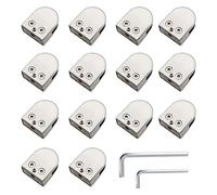 les barres de verre, Pinces à verre en acier inoxydable for sol 8-10-12 mm réglables Pince U ergot Plus fiable(10mm)