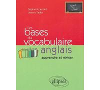 Les bases du vocabulaire anglais: Apprendre et réviser