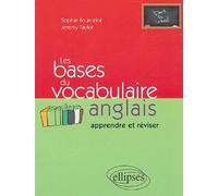 Les bases du vocabulaire anglais: Apprendre et réviser