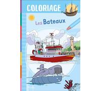 Les bateaux - Coloriage - Davide Corsi - Piccolia - broché - Document jeunesse