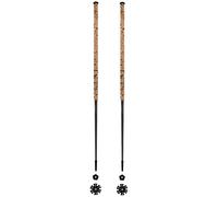 Les batons d'Alain - Bâtons de ski de randonnée - Champagne - Taille 135 cm - Marron Marron 135 cm