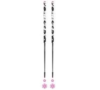 Les batons d'Alain - Bâtons de ski de randonnée - Oh La Vache - Taille 115 cm - Blanc Blanc 115 cm