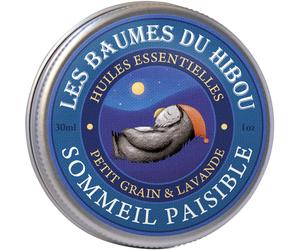 Les Baumes Du Hibou Aux Huiles Essentielles Sommeil Paisible Bio Pot 30ml