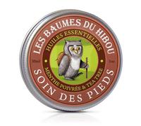 LES BAUMES DU HIBOU-Baume Soin des Pieds biologique Boîte 30 ml marron