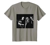 Les Beatles Paul McCartney John Lennon George Harrison T-Shirt, Enfant, Ardoise, 8 Ans