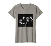 Les Beatles Paul McCartney John Lennon George Harrison T-Shirt, Femme, Ardoise, XL