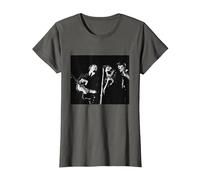 Les Beatles Paul McCartney John Lennon George Harrison T-Shirt, Femme, Asphalte, XS
