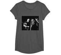 Les Beatles Paul McCartney John Lennon George Harrison T-Shirt, Fille, Asphalte, XS