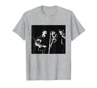 Les Beatles Paul McCartney John Lennon George Harrison T-Shirt, Homme, Gris Chiné, L
