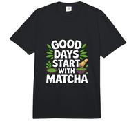 Les Beaux Jours commencent avec des Illustrations textuelles au Matcha Comfort Colors Adult Heavyweight T-Shirt