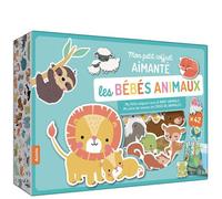 Inga Wilmink – Les bébés animaux – Mon petit coffret aimanté – 42 aimants, 20 cartes, 2 décors