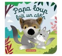 Les Bébêtes - 163 - Papa Loup Fait Un Câlin - Livre Marionnette Pour Bébé - Dès 3 Mois