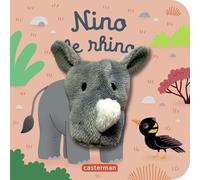 Anne Kalicky – Les bébêtes : Nino le rhino – Livre marionnette pour bébé – Cartonné
