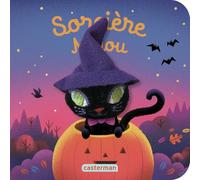 Les bébêtes - Sorcière Miaou: Livre marionnette pour bébé - dès 3 mois