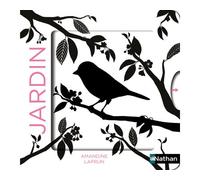 Dans le jardin – Livre noir et blanc qui passe en couleurs avec animations pour bébés dès 6 mois