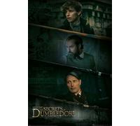 Les bêtes fantastiques - Les secrets de Dumbledore - Les trois baguettes - Poster 61x91,5 cm