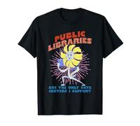 Les bibliothèques publiques sont Les Seuls centres de données Que Je supporte Groovy T-Shirt
