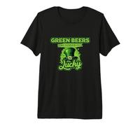 Les bières Vertes Font Que Tous Les Jours se sentent Chanceux pour la Saint-Patrick T-Shirt Haut de Gamme