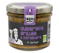 LES BIO DU BOCAL-Crème à tartiner aubergine et coriandre bio Ducs de Gascogne - 90 g