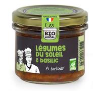 LES BIO DU BOCAL-Crème aux légumes du soleil & basilic en verrine de 100 g