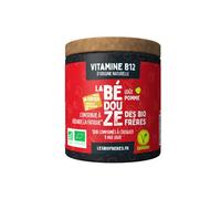 Vitamine B12 - Immunité - Fatigue - Système Nerveux - 120 comprimés à Croquer - 4 mois de Cure - Goût Pomme - Formes Actives Adénosyl, Hydroxy et Méthylcobalamine - Vegan - Les Bio Frères