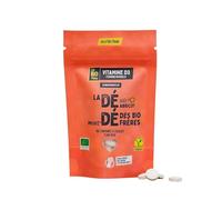 Les Bio Frères - Vitamine D3 à Croquer Naturelle - Lichen Bio - Santé Immunité & Os - Vegan (30 Comprimés, Abricot)