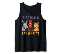Les bisexuels mangent ce Que Le Poulet et Le Chat âne Débardeur