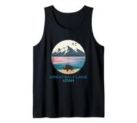 Les Bisons et Les mouettes du Grand Lac Salé (Utah) (SLC) Water Wildlife Débardeur