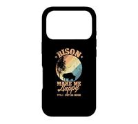 Les Bisons Font de Mon Environnement Un Animal Heureux Coque pour iPhone 17 Pro