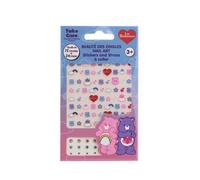 Les Bisounours Set d'autocollants pour les ongles - 72 autocollants + 24 galets - Officiellement sous licence