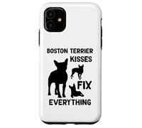 Les Bisous de Boston Terrier réparent Tout Maman de Boston Coque pour iPhone 11