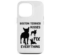 Les Bisous de Boston Terrier réparent Tout Maman de Boston Coque pour iPhone 13 Pro