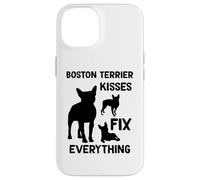 Les Bisous de Boston Terrier réparent Tout Maman de Boston Coque pour iPhone 14