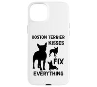 Les Bisous de Boston Terrier réparent Tout Maman de Boston Coque pour iPhone 15 Plus