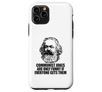 Les blagues communistes ne sont drôles Que si Tout Le Monde obtient Karl Marx Meme Coque pour iPhone 11 Pro