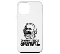 Les blagues communistes ne sont drôles Que si Tout Le Monde obtient Karl Marx Meme Coque pour iPhone 12 Mini