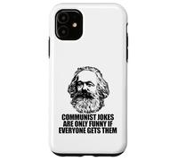 Les blagues communistes ne sont drôles Que si Tout Le Monde obtient Karl Marx Meme Coque pour iPhone 11