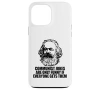 Les blagues communistes ne sont drôles Que si Tout Le Monde obtient Karl Marx Meme Coque pour iPhone 13 Pro Max