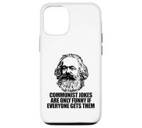 Les blagues communistes ne sont drôles Que si Tout Le Monde obtient Karl Marx Meme Coque pour iPhone 12/12 Pro