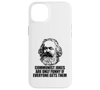 Les blagues communistes ne sont drôles Que si Tout Le Monde obtient Karl Marx Meme Coque pour iPhone 14 Plus