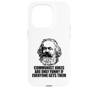 Les blagues communistes ne sont drôles Que si Tout Le Monde obtient Karl Marx Meme Coque pour iPhone 15 Pro